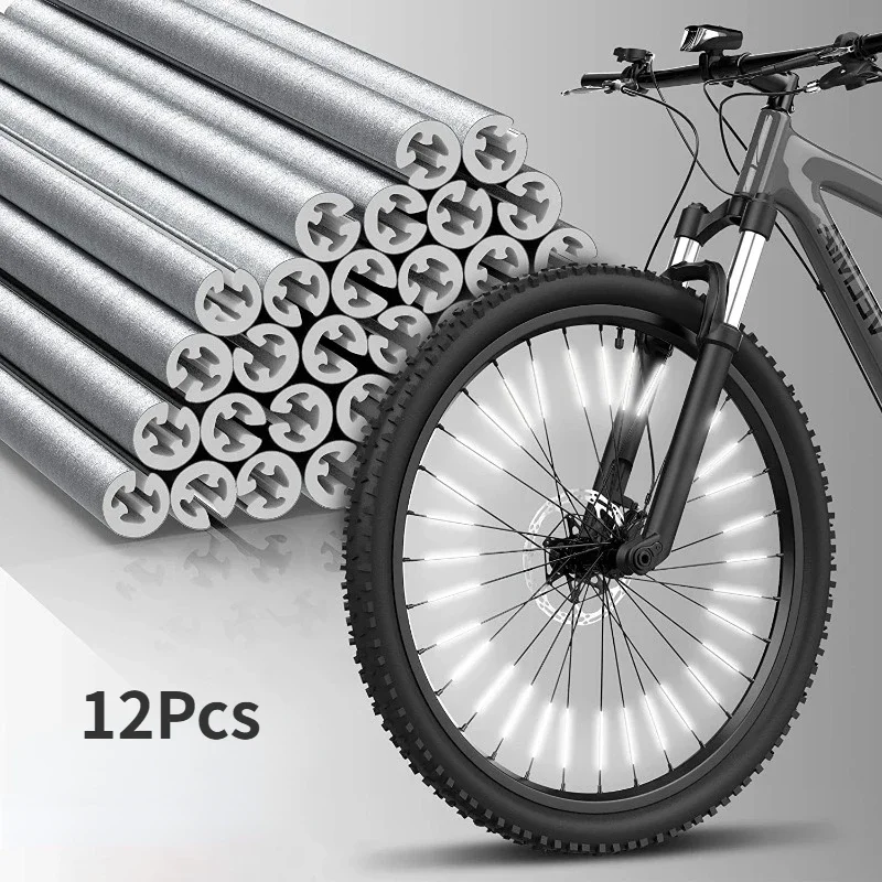 Spoke Reflector Set - 12 stks/set Buis Waarschuwing Strip Reflecterende