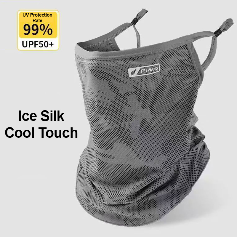 Cycling Loop - Nekgaiter UV-bescherming Gezichtsmasker IJszijde Unisex gezichtsbedekking