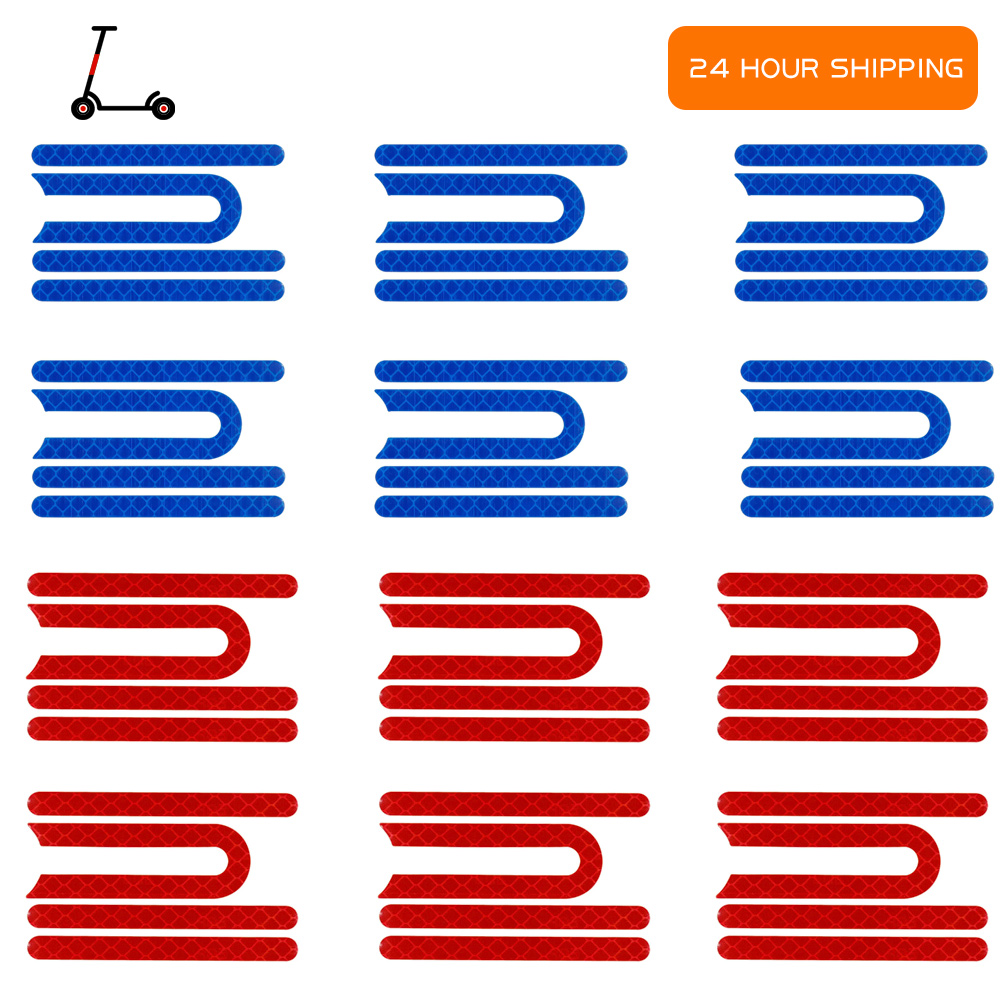 Spoke Reflector Set - 1/2/4/6 Set Voor Achterwiel Reflecterende Sticker