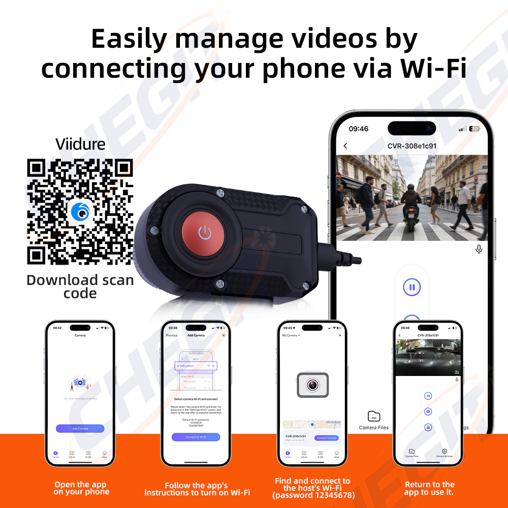 Nieuwe 2K HD motorfiets DVR wa - Cycling Loop recensie en prijs