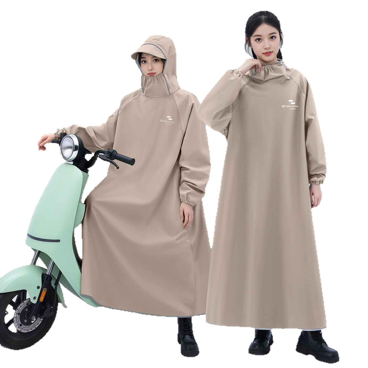 Lange mouwen waterdichte Oxfor - Cycling Commute Rain recensie en prijs
