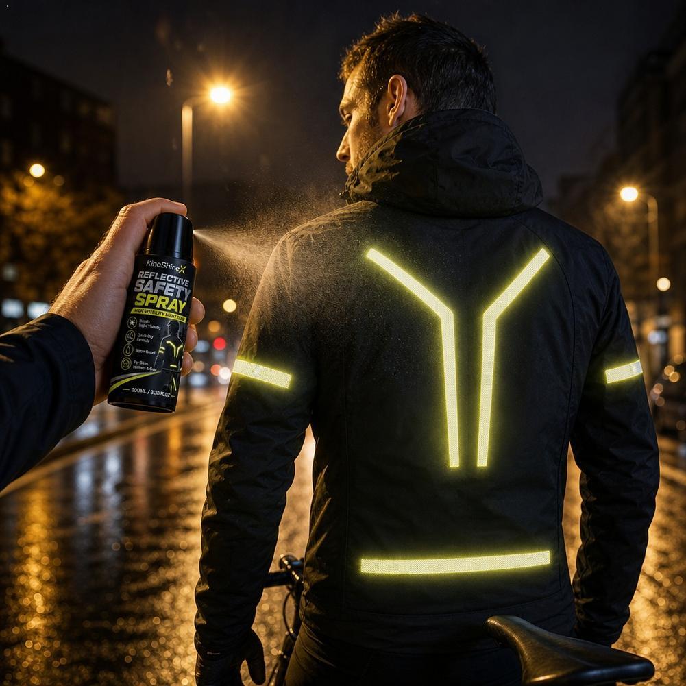 Reflecterende veiligheidsspray - Cycling Commute Gear recensie en prijs